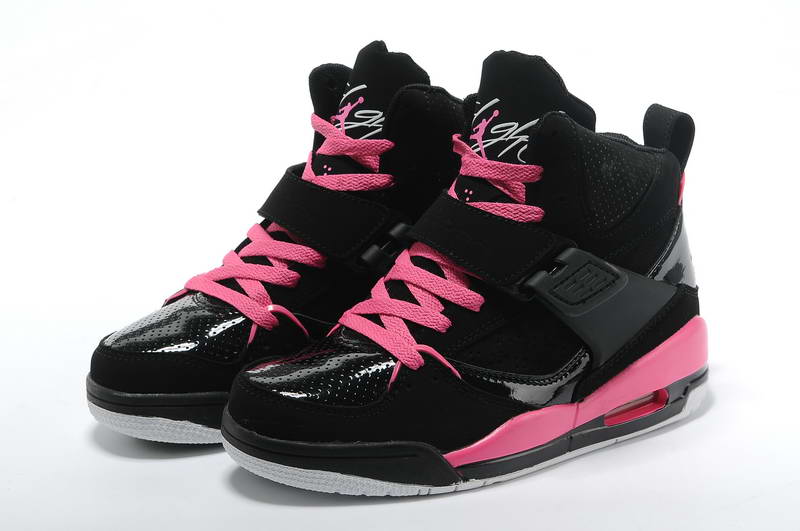 Air Jordan Retro 4.5 Nouvelles Chaussures Femmes New Rose Noire (3)